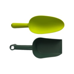Plastic garden shovel
