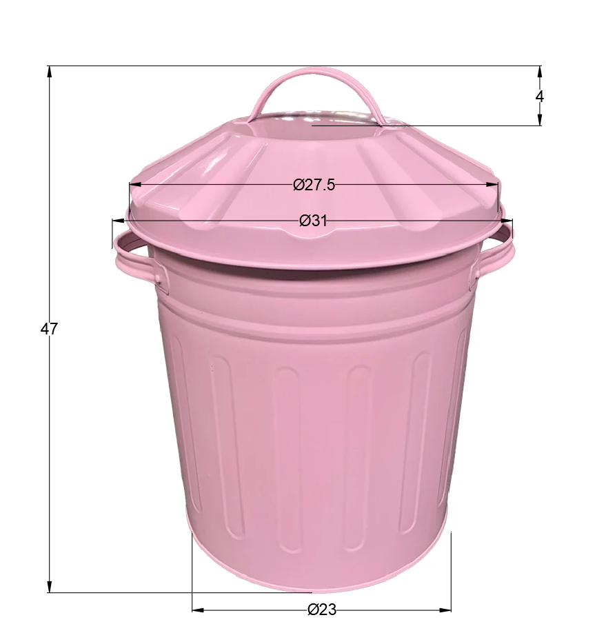 Garden color bin-Pink