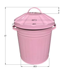 Garden color bin-Pink