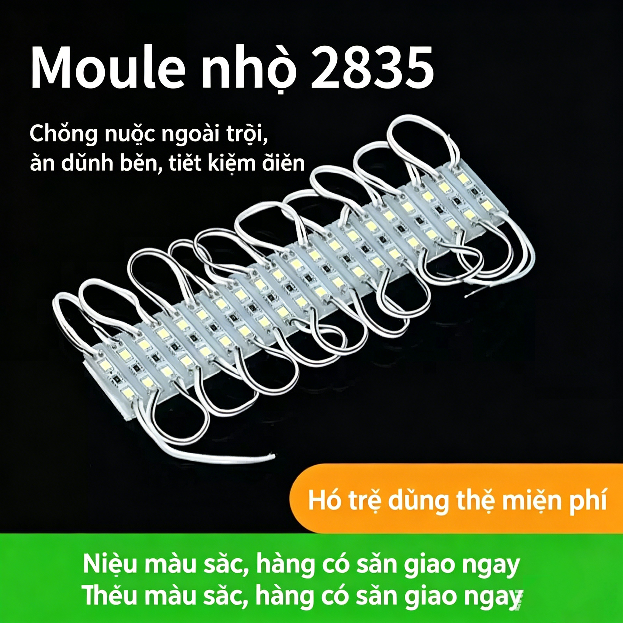 Module LED 12V 2835/5730/5054 chống nước, đèn mini làm chữ resin biển hiệu,MY SHOP,Module LED 12V 2835/5730/5054 chống nước, đèn mini làm chữ resin biển hiệu