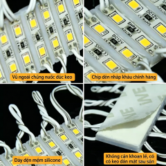 Module LED 12V 2835/5730/5054 chống nước, đèn mini làm chữ resin biển hiệu,MY SHOP,Module LED 12V 2835/5730/5054 chống nước, đèn mini làm chữ resin biển hiệu