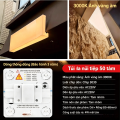 220V Khối đèn phân khu dòng công trình tiêu chuẩn - Ánh sáng ấm (10 tấm) Phổ biến nhiều người mua