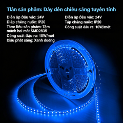 8MM Blue 10 meter 24V