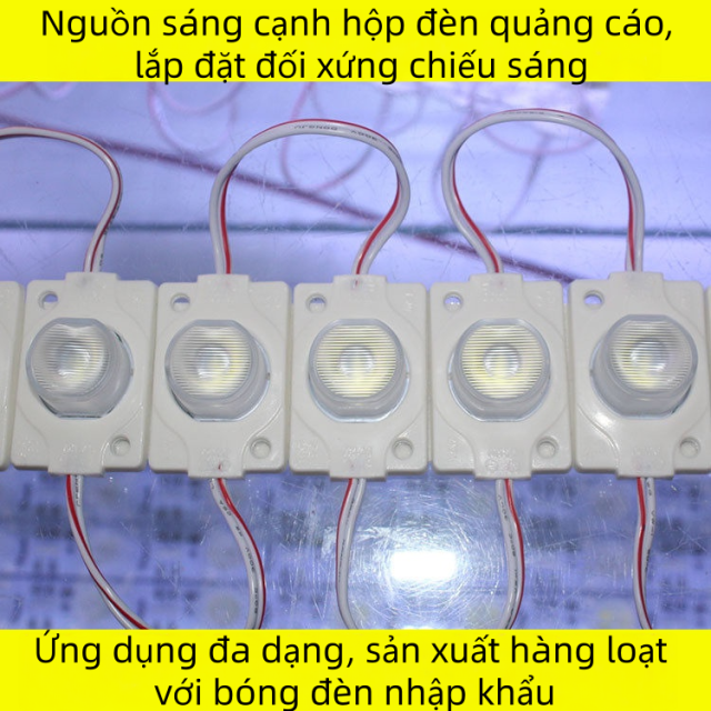 Mô-đun đèn nhựa thấu kính chống nước LED3030 nguồn sáng cạnh hộp đèn công suất lớn 12V, mỗi bóng đèn khuếch tán ánh sáng lắp đặt đối xứng chiếu sáng,MY SHOP,Mô-đun đèn nhựa thấu kính chống nước LED3030 nguồn sáng cạnh hộp đèn công suất lớn 12V, mỗi bóng đèn khuếch tán ánh sáng lắp đặt đối xứng chiếu sáng