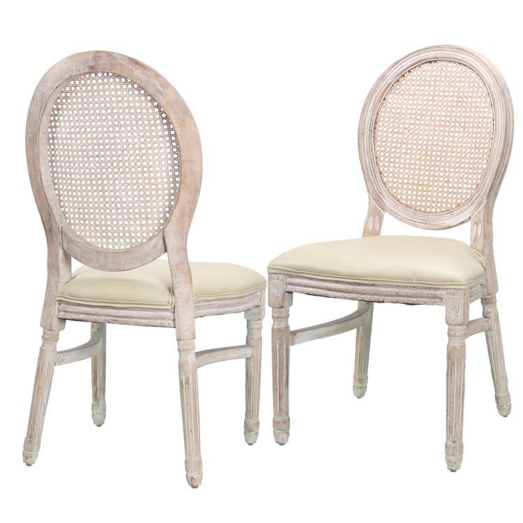 Wholesale Luxury Wedding Used Wooden Louis Chairs for Sale