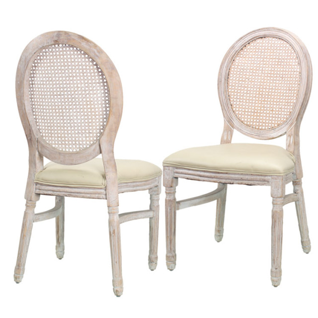 Wholesale Luxury Wedding Used Wooden Louis Chairs for Sale
