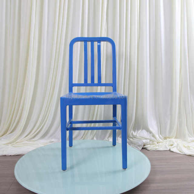 Hot Sale Durable Aluminum Brushed Side Chair for Dining for Home Hotel Popular Design for Outdoor Indoor Restaurant Furniture