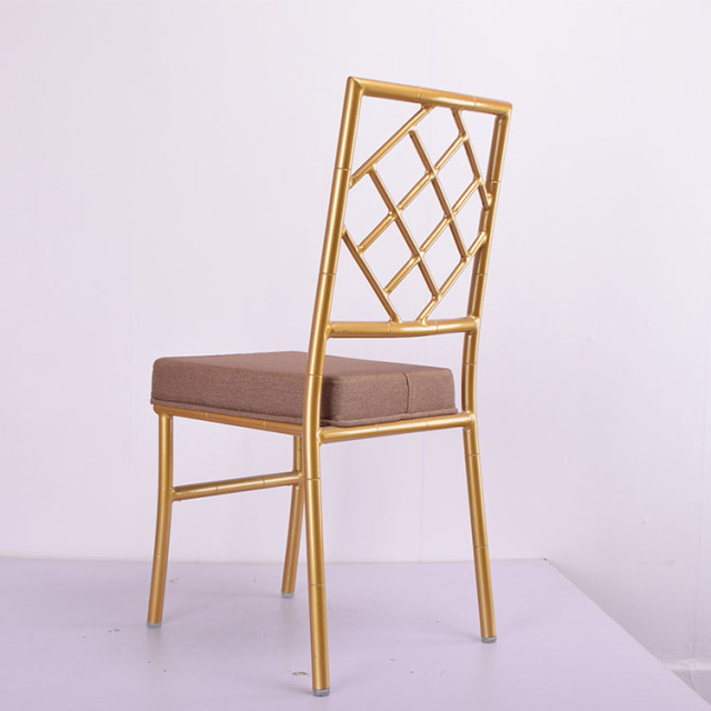 Wholesale Classic Chiavari Dining Chairs Used Aluminium Cross Back Chiavari Chairs for Wedding & Event Decoration Home Furniture