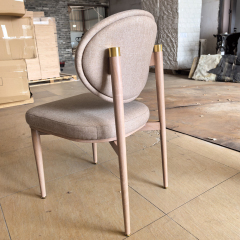 Best Selling High Quality Luxury Wedding Hall Use Imitated Wood Dinner Chairs for Party Rental