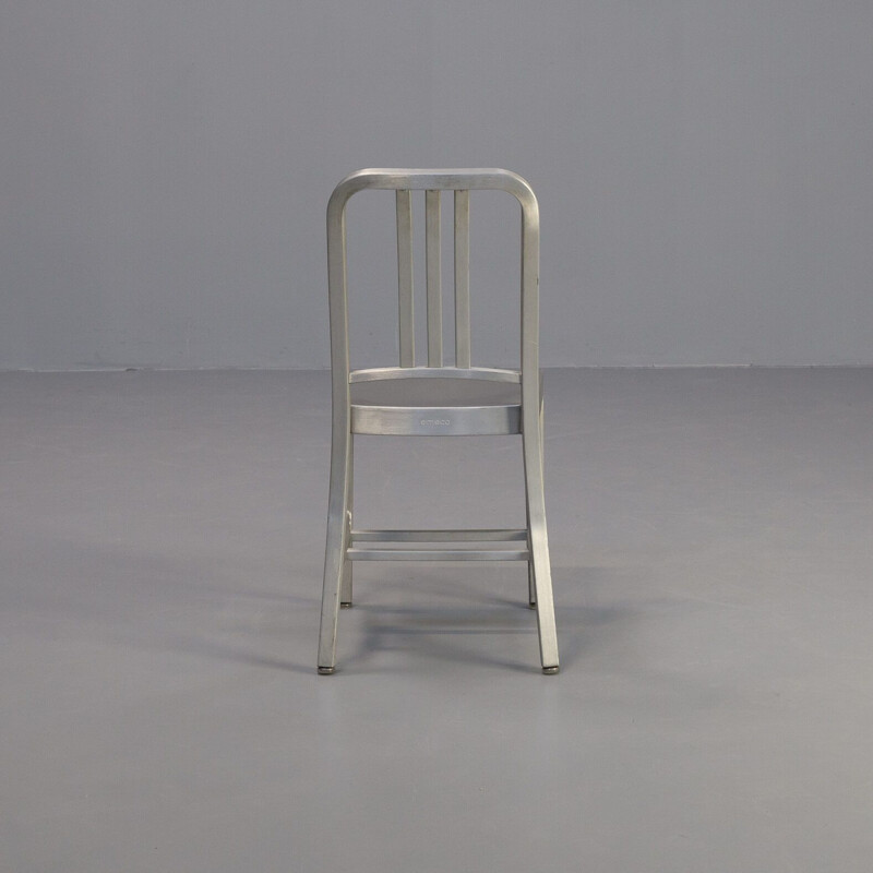 Wholesale Modern Aluminum Brush Navy Dining Chairs for Restaurant and Home Hot Sale at Cheap Price for Hotels