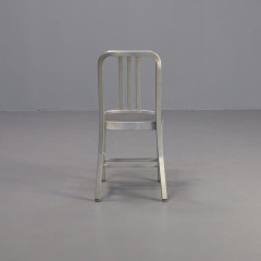 Wholesale Modern Aluminum Brush Navy Dining Chairs for Restaurant and Home Hot Sale at Cheap Price for Hotels