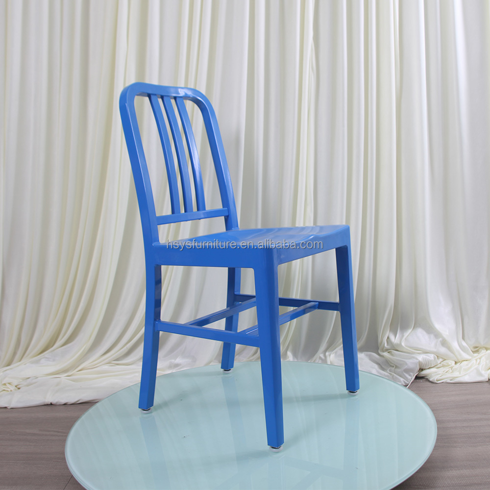 Hot Sale Durable Aluminum Brushed Side Chair for Dining for Home Hotel Popular Design for Outdoor Indoor Restaurant Furniture