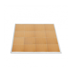 3FT/4FT Anti-Scratch Fireproof Board Elegant Modern Cam-Lock Portable Mobile Dance Floor for Rental Hotel Events
