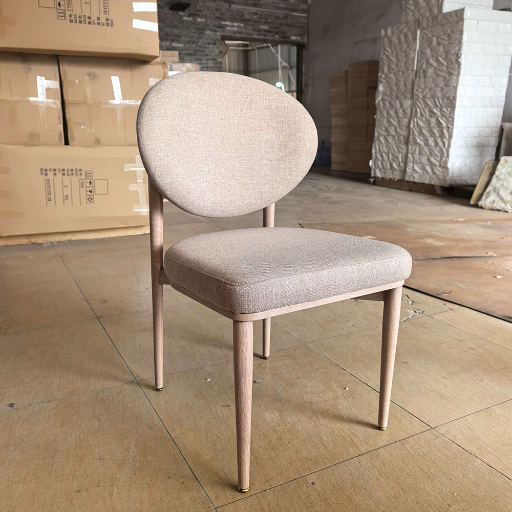 Best Selling High Quality Luxury Wedding Hall Use Imitated Wood Dinner Chairs for Party Rental