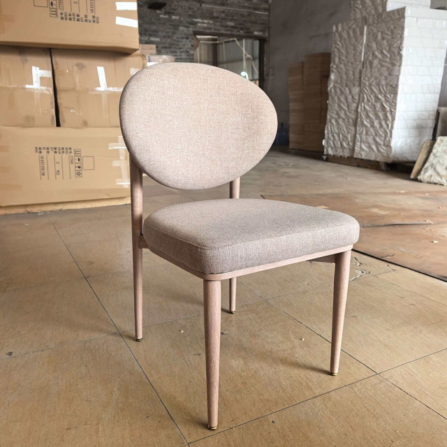 Best Selling High Quality Luxury Wedding Hall Use Imitated Wood Dinner Chairs for Party Rental