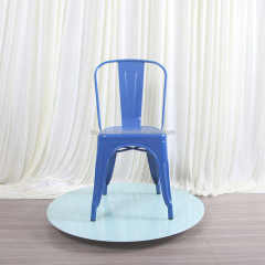 Hot Sale Modern Industrial Style Metal Stackable Dining Chair for Restaurant Cafe Coffee Shop & Outdoor Use