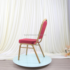 Modern Style Metal Banquet Chair for Indoor and Outdoor Wholesale Home Furniture for Wedding Dining Hall Hotel Restaurant