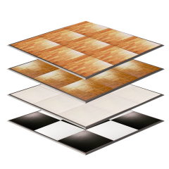 3FT/4FT Anti-Scratch Fireproof Board Elegant Modern Cam-Lock Portable Mobile Dance Floor for Rental Hotel Events
