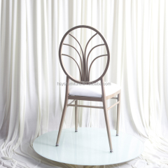 Hot Sale Luxury Modern Portable Hotel Use Aluminum Stacking Phoenix Chiavari Chairs for Rental