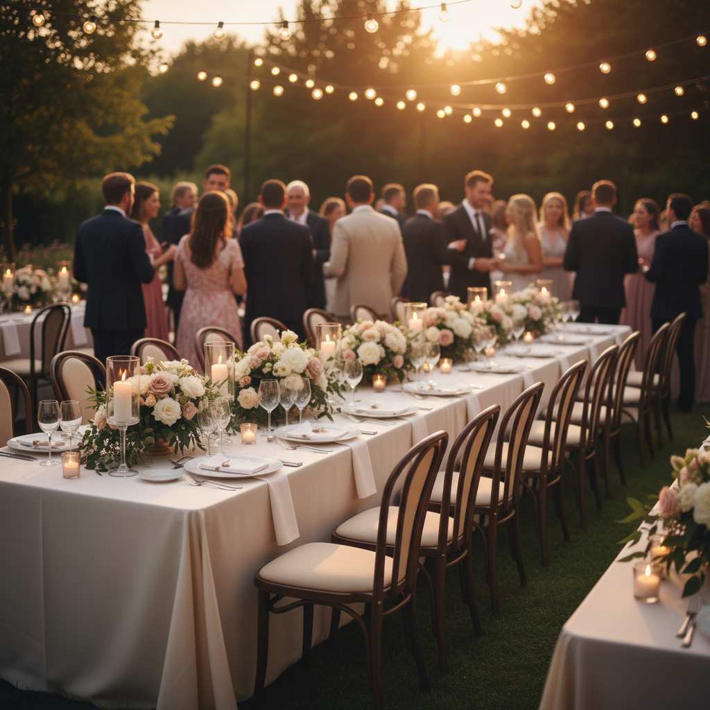 High Quality Modern Portable Luxury Outdoor Wedding Use Imitated Wood Frame Vienna Dinner Leather Chairs for Hotel Party Rental