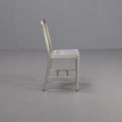 Wholesale Modern Aluminum Brush Navy Dining Chairs for Restaurant and Home Hot Sale at Cheap Price for Hotels
