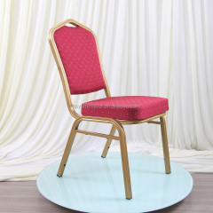 Modern Style Metal Banquet Chair for Indoor and Outdoor Wholesale Home Furniture for Wedding Dining Hall Hotel Restaurant