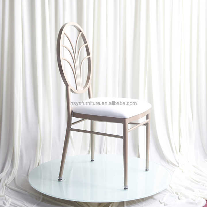 Hot Sale Luxury Modern Portable Hotel Use Aluminum Stacking Phoenix Chiavari Chairs for Rental