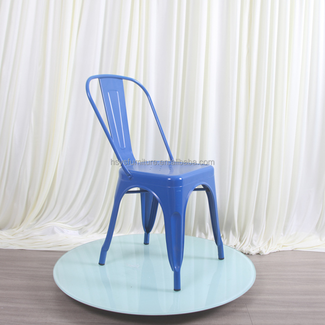 Hot Sale Modern Industrial Style Metal Stackable Dining Chair for Restaurant Cafe Coffee Shop & Outdoor Use