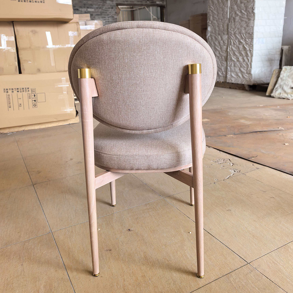 Best Selling High Quality Luxury Wedding Hall Use Imitated Wood Dinner Chairs for Party Rental