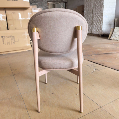 Best Selling High Quality Luxury Wedding Hall Use Imitated Wood Dinner Chairs for Party Rental