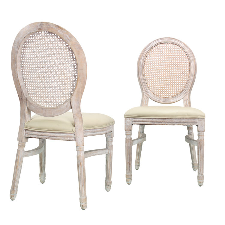 Wholesale Luxury Wedding Used Wooden Louis Chairs for Sale