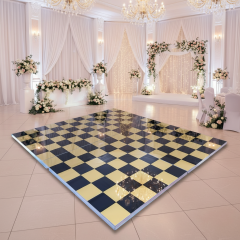 Exquisite Hotel Use Classic Romantic Modern Simple Checkered Dance Flooring Tiles for Indoor/Outdoor