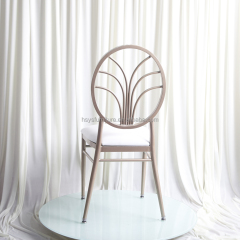 Hot Sale Luxury Modern Portable Hotel Use Aluminum Stacking Phoenix Chiavari Chairs for Rental