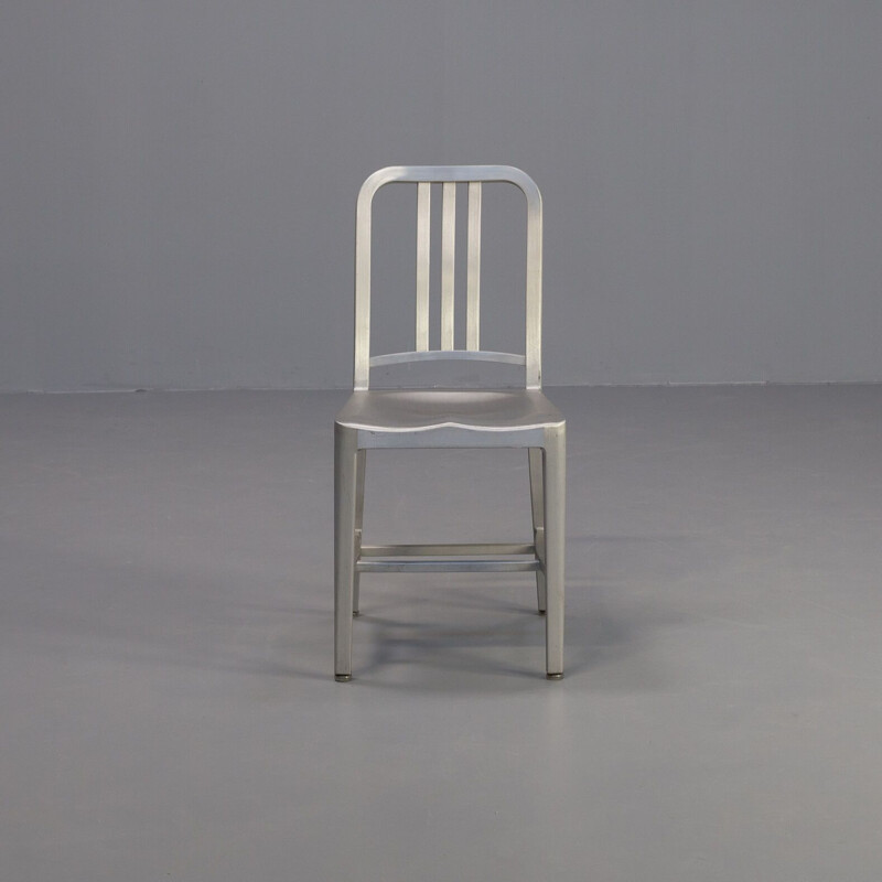Wholesale Modern Aluminum Brush Navy Dining Chairs for Restaurant and Home Hot Sale at Cheap Price for Hotels