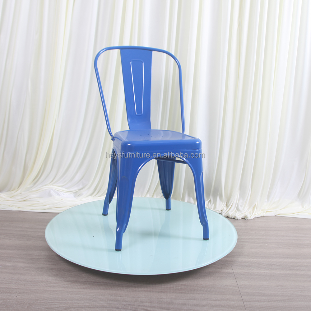 Hot Sale Modern Industrial Style Metal Stackable Dining Chair for Restaurant Cafe Coffee Shop & Outdoor Use