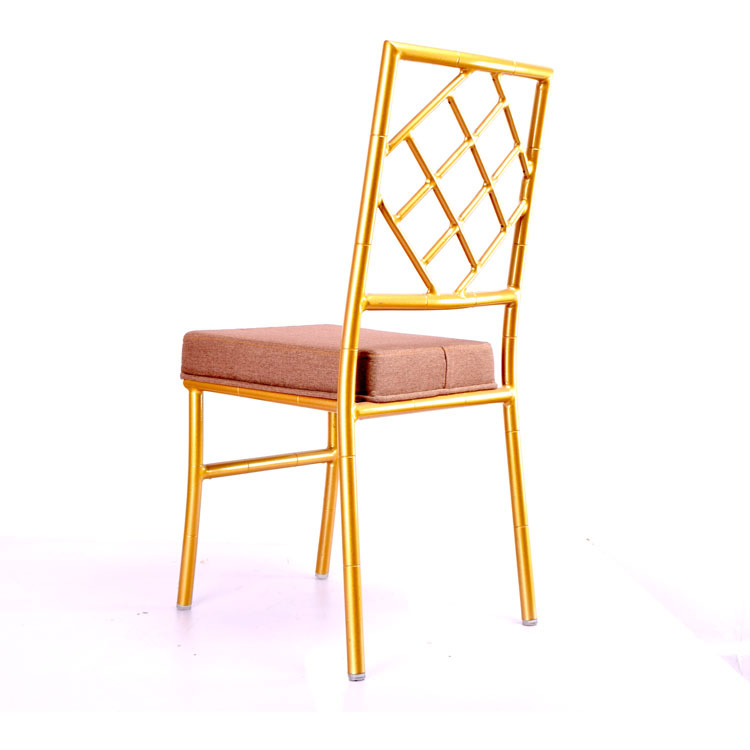 Wholesale Classic Chiavari Dining Chairs Used Aluminium Cross Back Chiavari Chairs for Wedding & Event Decoration Home Furniture
