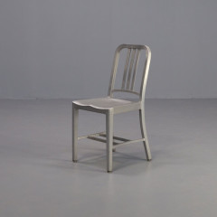 Wholesale Modern Aluminum Brush Navy Dining Chairs for Restaurant and Home Hot Sale at Cheap Price for Hotels