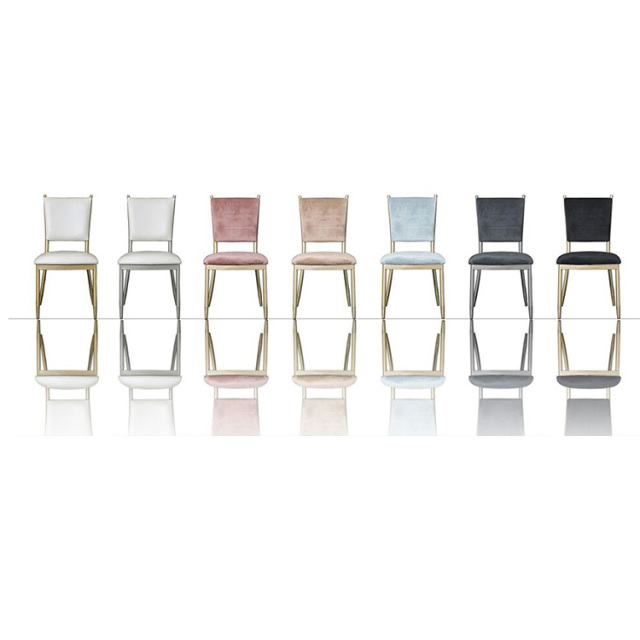 Foshan Classic Luxury Wedding Use Metal Different Color Stacking Chiavari Chairs With Movable Cushion for Sale