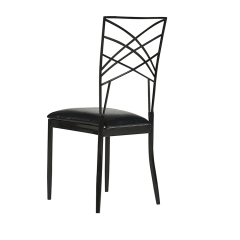 XUYI Factory High Quality Royal Hotel Used Iron Stacking Chameleon Chairs Wedding Rental Price