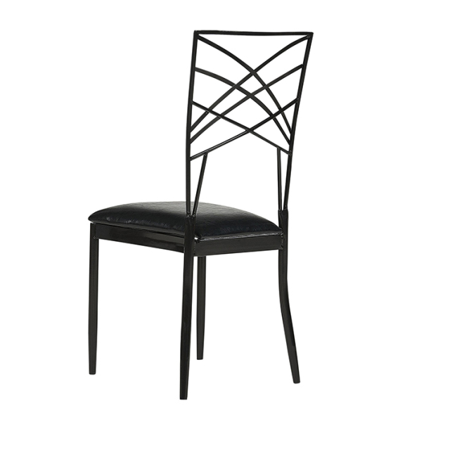 XUYI Factory High Quality Royal Hotel Used Iron Stacking Chameleon Chairs Wedding Rental Price