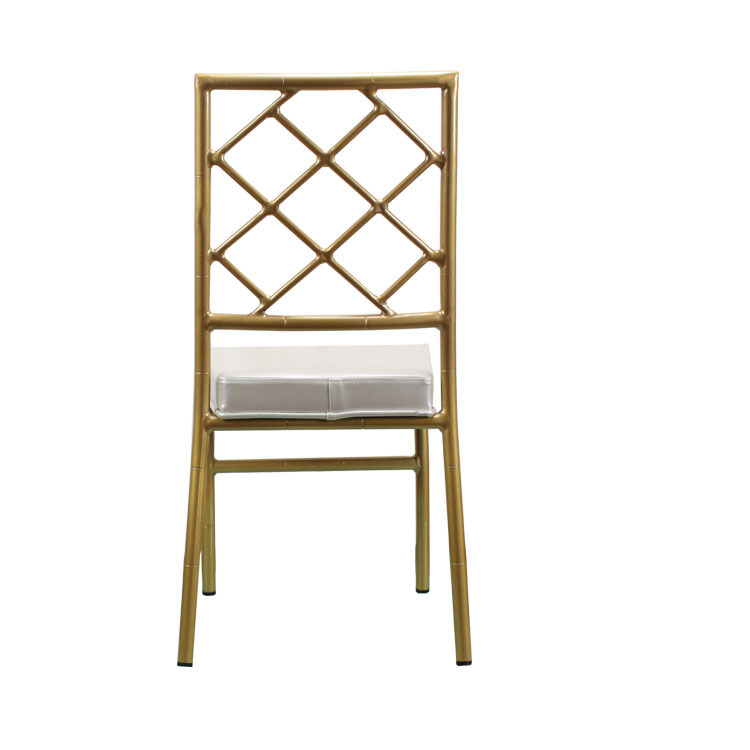 Wholesale Luxury Modern Stackable Champagne Gold Hotel Event Wedding Chiavari Chairs for Sale
