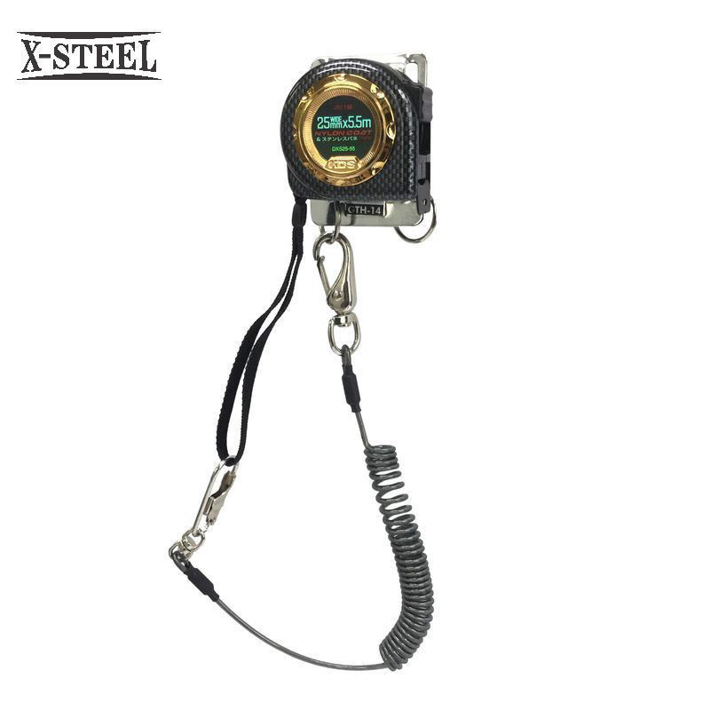 Tool Frog Metal Belt Mount Clip with 2 Rings Measuring Tape Holder Measure #14