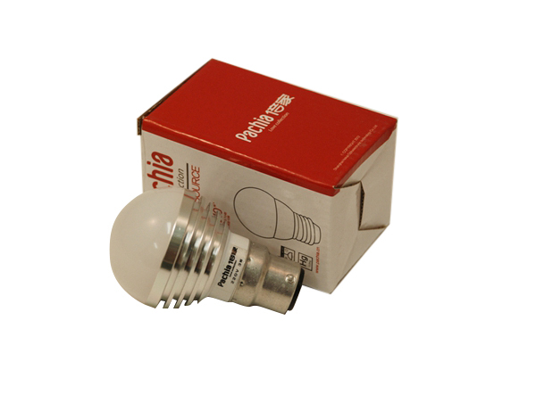 4pc-Pack 3W LED Energy Saving Globe Bulb Lamp Light B22 (PA3048)