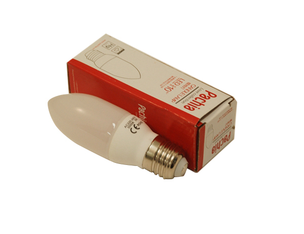 4pc-Pack 3W LED Energy Saving Ceramic Candle Bulb Lamp E14 /E27 (PA3031/33)