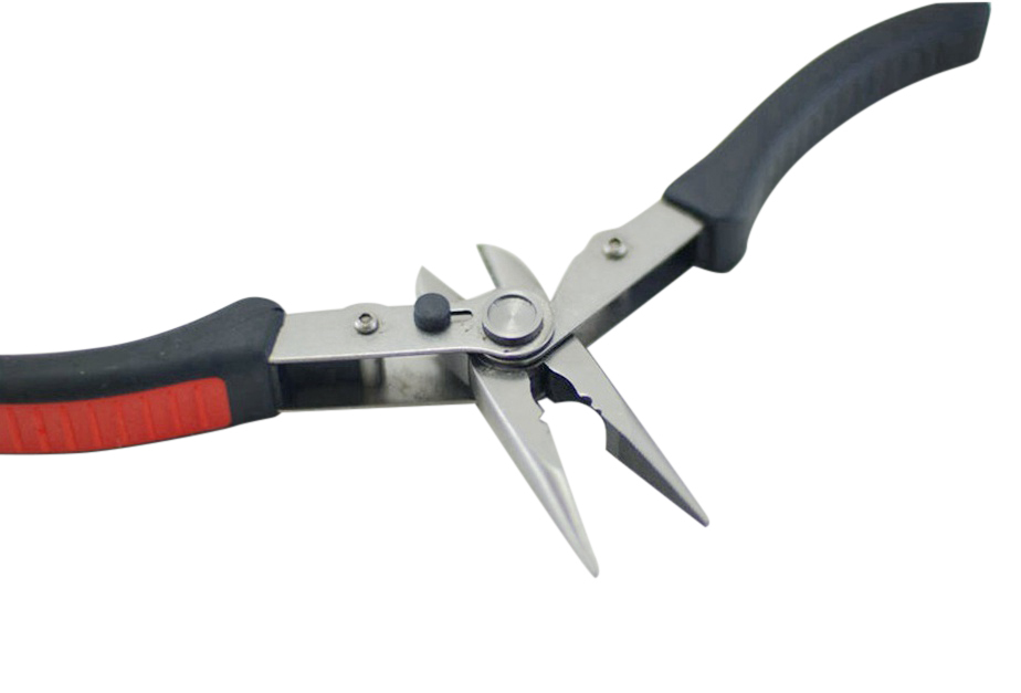 2-in-1 Switch Double Head Diagonal cutter Nipper + Long Nose Pliers Cut Bending