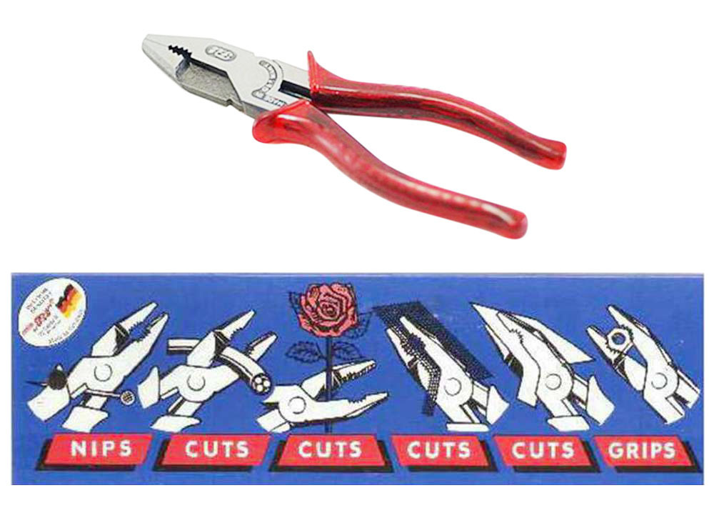 8"/200mm Multi Purpose Shearing Fit Pliers Wiring Cutting Grip