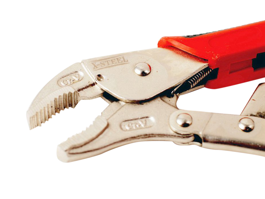 Cr-V Vice Grip Locking Pliers Curve/Straight Jaw Welding Clamp Rubber Grip Handle