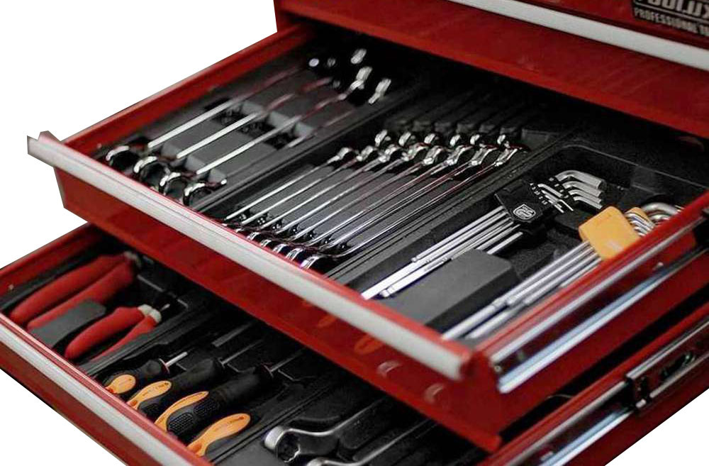Profession 4pc Cr-Ni Steel (the best steel for pliers) Pliers: Combination 2x Diagnoal Cutter Long Nose with ABS Tray