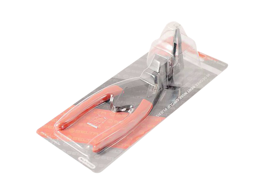 Selta Taiwan 90° Bent Snap Ring Retaining Circlip Pliers 1.5mm Tip for Motorcycle
