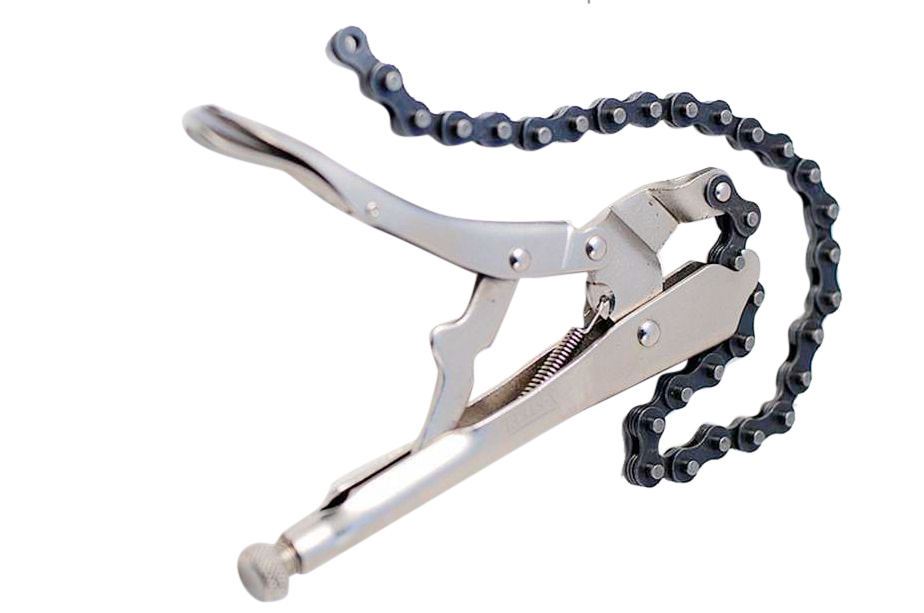 20"/145mm OD Cap. Chain Clamp Vise Locking Pliers Oil Filter Pipe Wrench